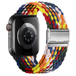 Braided Stretch Sport Band for Apple Watch — Breathable Fit, All Sizes 38–49mm