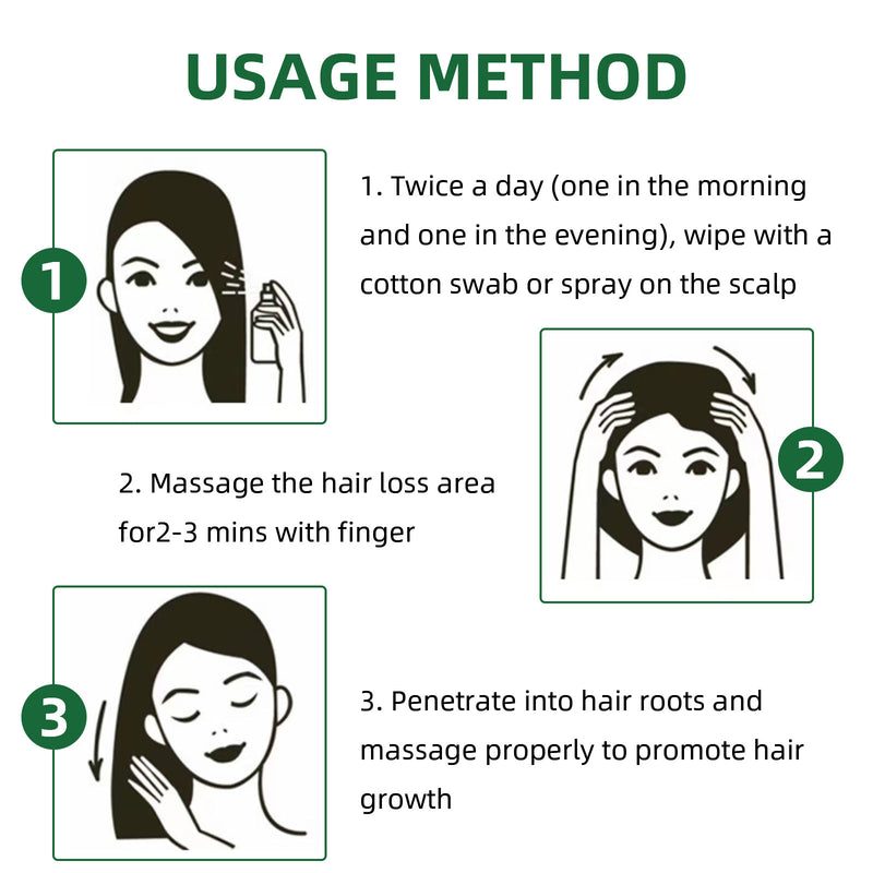 Ginseng Hair Growth Spray — Moisturizing Scalp Treatment