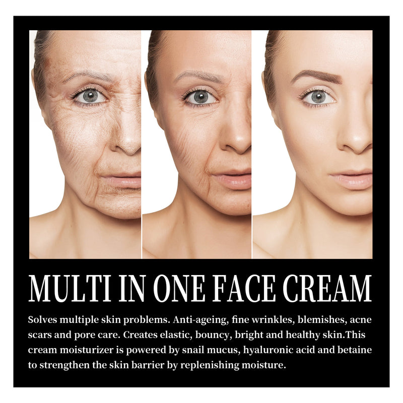 Snail Repair Cream — Fades Fine Lines, Firms & Replenishes Skin
