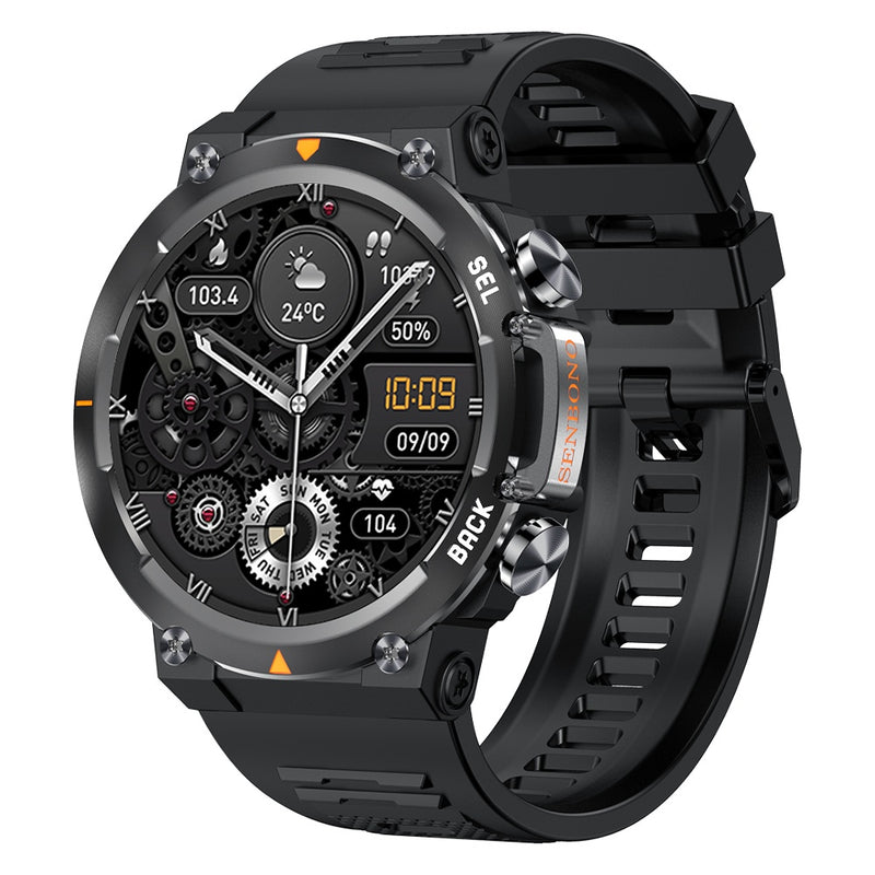 MAX18 AMOLED Smartwatch — Bluetooth Calling, AI Voice, Gesture Control