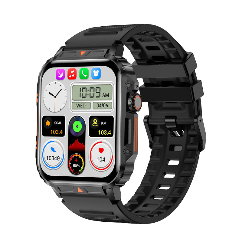 L81 Rugged Smartwatch — Answer Calls, All-Day Fitness Tracking, Waterproof