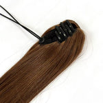Ombre Drawstring Ponytail Extension — Sleek Straight, Natural Fit
