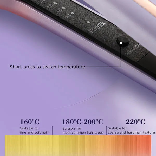 Steam Ceramic Hair Straightener — Smooth Results, No Heat Damage