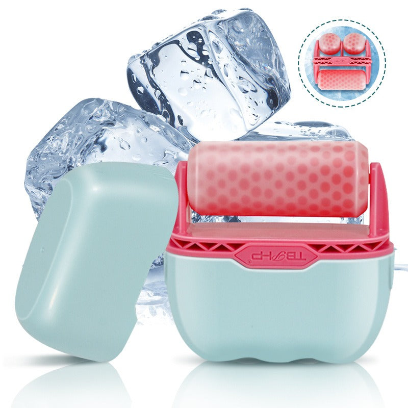 Dual-Head Facial Ice Roller — Cooling, De-Puffing