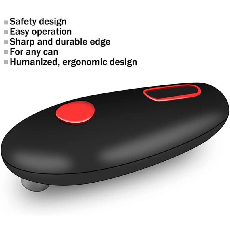 One-Touch Electric Can Opener — Effortless Opening, No More Struggling