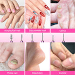 Portable Electric Nail File Kit — With Drill Bits