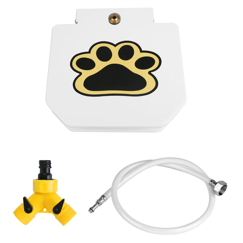 Step-On Outdoor Dog Water Fountain — Fresh Water, Zero Effort