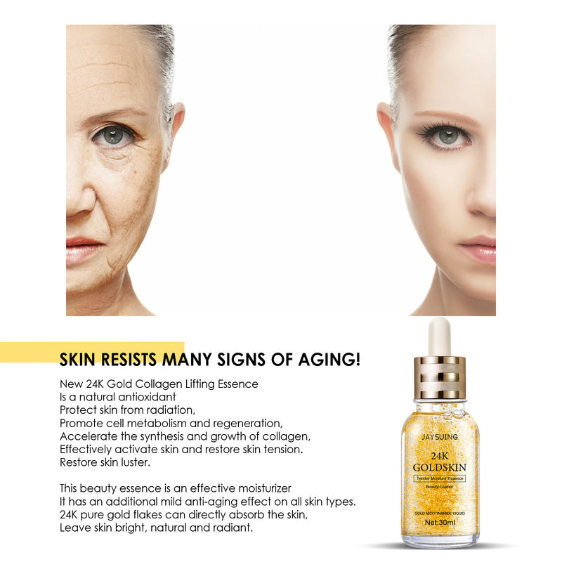 24K Gold Collagen Lifting Mask — Instant Firming, Radiant Glow