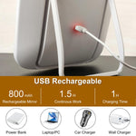 LED Makeup Mirror — Touch Control, 3 Light Modes, USB