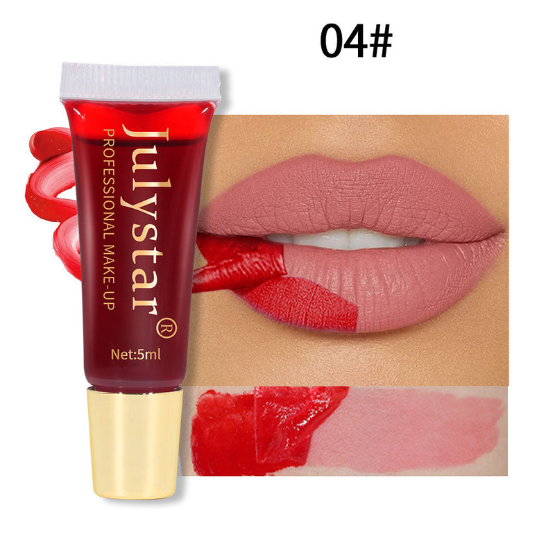 Matte Peel-Off Lip Stain, Long-Lasting Lip Tattoo Tint, Transfer-Proof & Waterproof Lip Gloss For Women