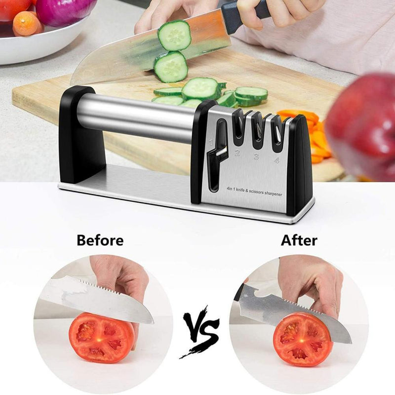 Non-Slip Knife Sharpener — Quick, Safe Edge Restoration