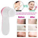 Spin Facial Cleansing Brush — Deep Clean in 60 Seconds, 5 Brush Heads