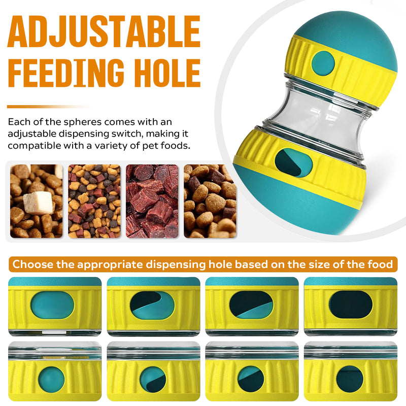 Interactive Treat-Dispensing Puzzle Ball — Mental Enrichment for Dogs