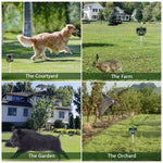 Solar Ultrasonic Animal Repeller — Keeps Pests Off Your Yard, No Chemicals