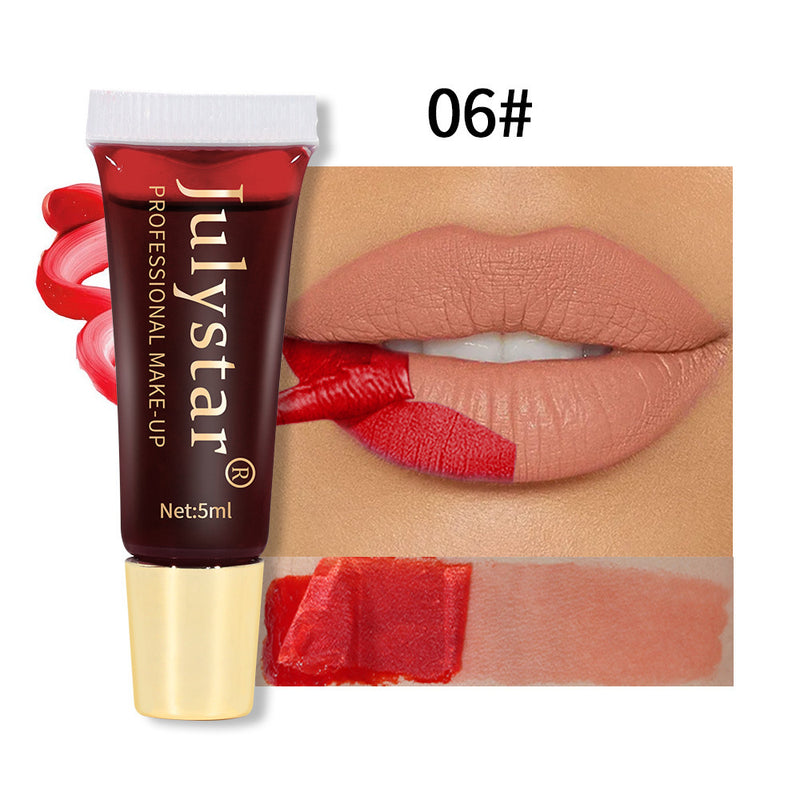Matte Peel-Off Lip Stain, Long-Lasting Lip Tattoo Tint, Transfer-Proof & Waterproof Lip Gloss For Women