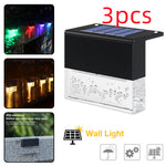 Solar RGB Step & Fence Lights — Weatherproof Color-Changing Glow