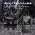 Portable Car Starter With Air Compressor,150PSI Digital Tire Inflator,Car Battery Starter 9.0 Gas 6.5L Diesel,Safe Clamps For Easy Use, Christmas Gift