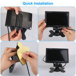 Screen Backup Camera System Vehicle Rear View Monitor Kit IP67 Waterproof Car Parking Reverse System With Night Vision For Car Trunk Van SUV 1Pc 7In
