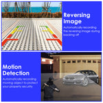 WiFi FHD 1080P Car Dash Cam 3 Channels Front Rear Inside Dash Camera With Loop Recording Reversing Visual 170 Degree Wide Angle 64G Card Included 1Pc