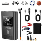 Portable Car Starter With Air Compressor,150PSI Digital Tire Inflator,Car Battery Starter 9.0 Gas 6.5L Diesel,Safe Clamps For Easy Use, Christmas Gift