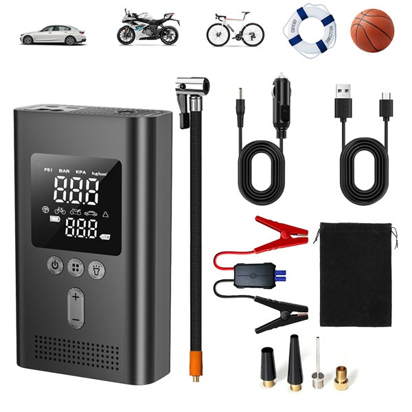 Car Starter + Air Compressor — 150PSI Inflator Combo