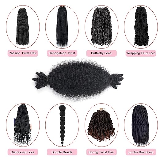 Pre-Separated Spring Twist Hair, 22