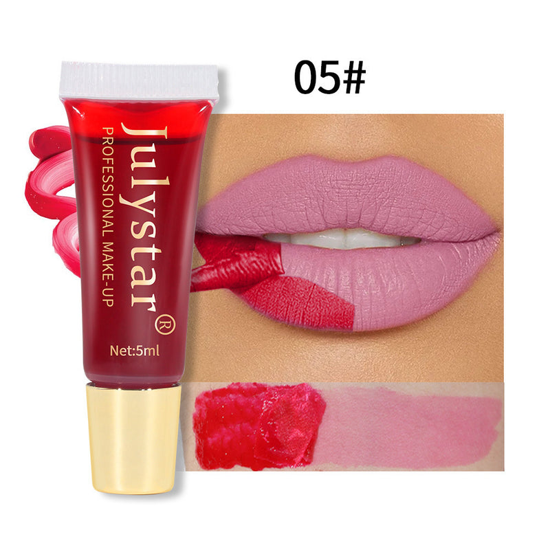 Matte Peel-Off Lip Stain, Long-Lasting Lip Tattoo Tint, Transfer-Proof & Waterproof Lip Gloss For Women