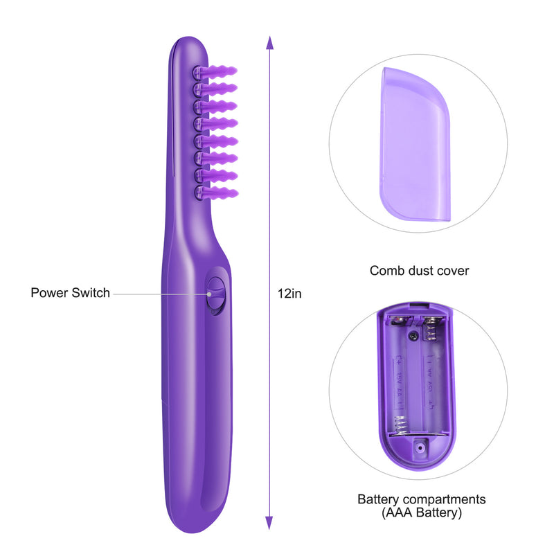 Electric Detangling Brush — Effortless Knot Removal + Scalp Massage