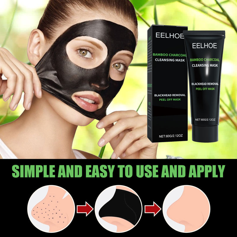 Charcoal Peel-Off Mask — Deep Pore Cleanse, Banishes Blackheads