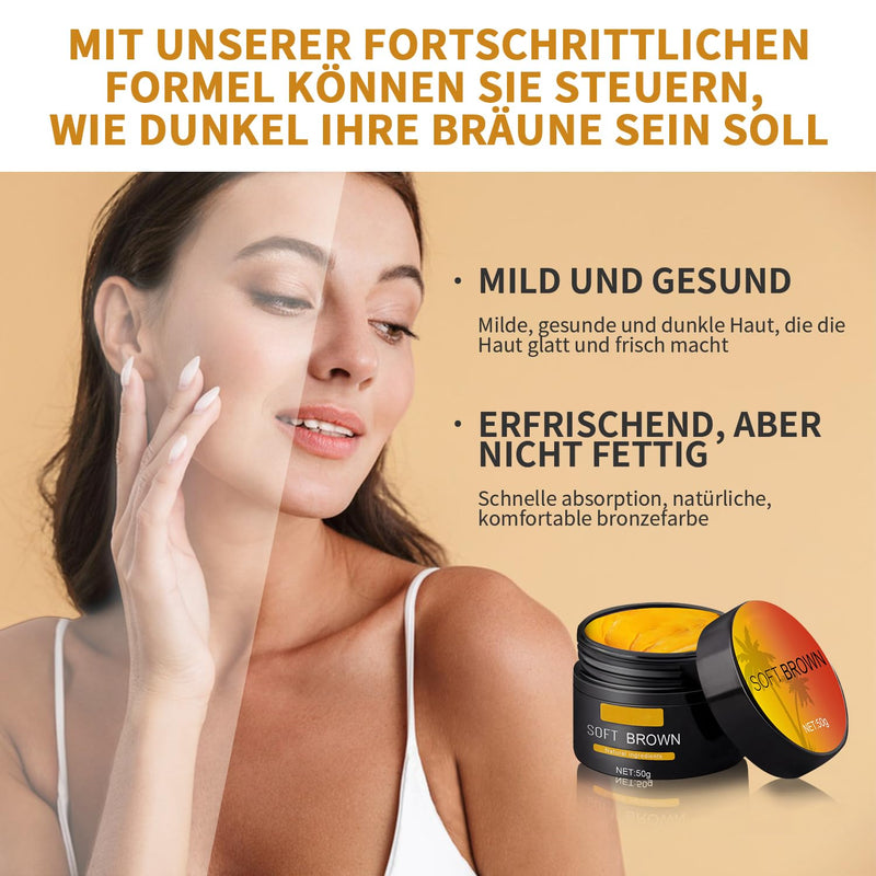 Even-Tone Tanning Cream — Sun-Kissed Glow, Balanced Complexion