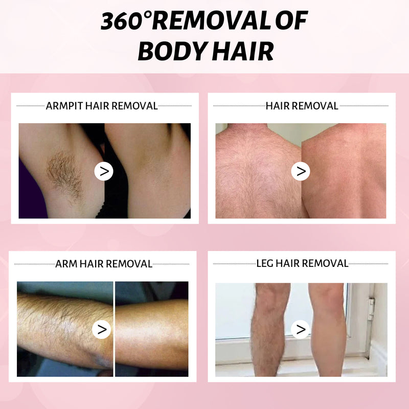 Gentle Hair Removal Spray — Painless Depilation for Legs & Underarms