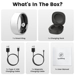 Smart Health Ring — 24/7 Heart Rate, Sleep & Stress Tracking, 7-Day Battery