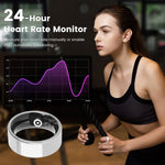 Smart Health Ring — 24/7 Heart Rate, Sleep & Stress Tracking, 7-Day Battery