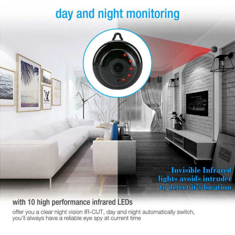 Indoor/Outdoor WiFi Security Camera — 1080P Night Vision, Weatherproof