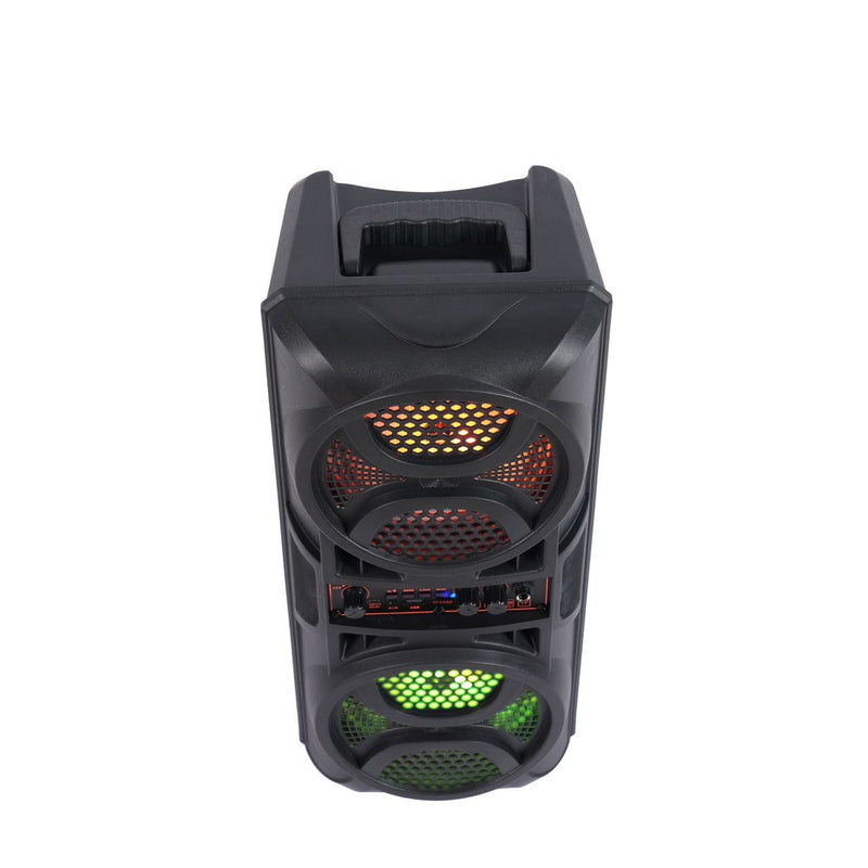 Portable Square Dance Double 65-inch RGB Large Volume High Sound Quality Plug-in Card Bluetooth Speaker