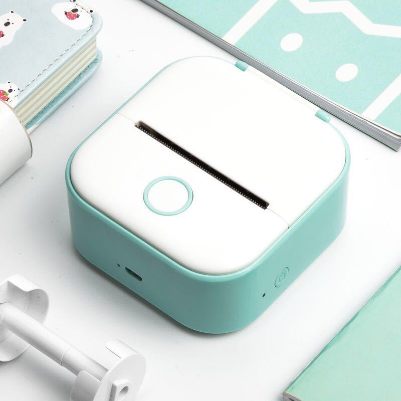 Mini Bluetooth Label & Photo Printer — Print Anywhere, No Ink Needed