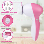 Waterproof Facial Cleansing Brush Face Spin Cleaning Brush