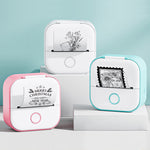 Mini Bluetooth Label & Photo Printer — Print Anywhere, No Ink Needed