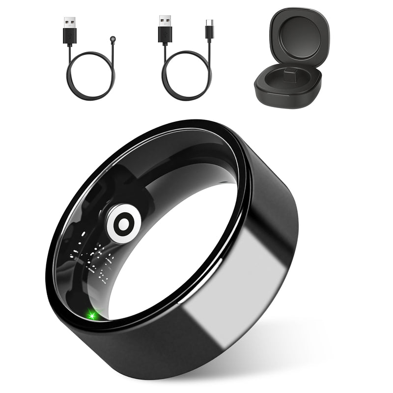 Smart Health Ring — 24/7 Heart Rate, Sleep & Stress Tracking, 7-Day Battery