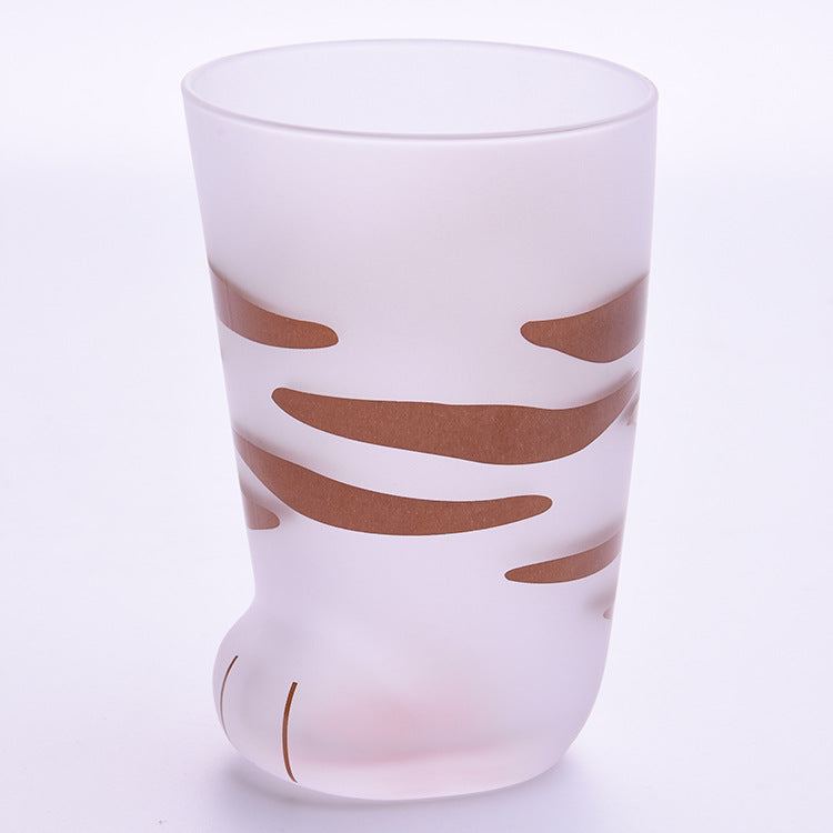 Cat Paw Glass Coffee Mug — Adorable Everyday Sip, Great Gift Idea