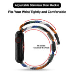 Braided Stretch Sport Band for Apple Watch — Breathable Fit, All Sizes 38–49mm