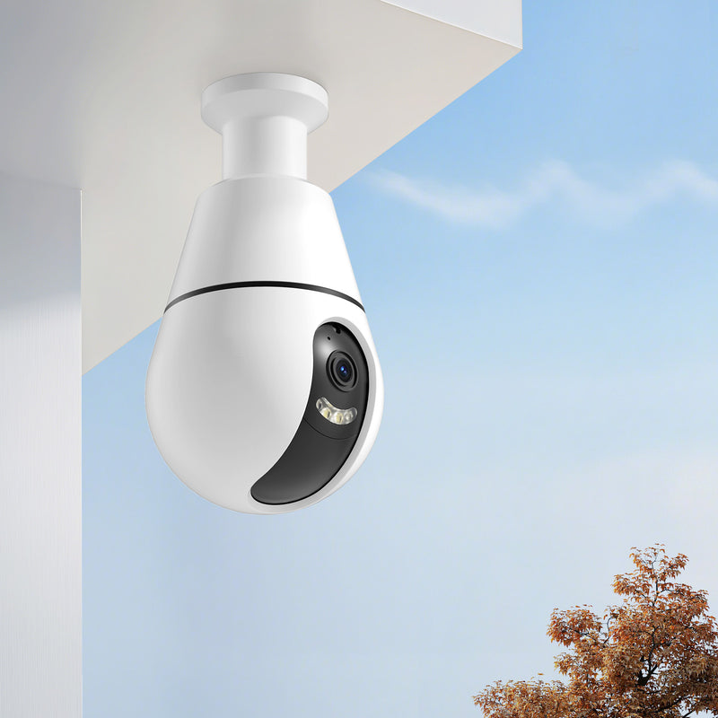 Hidden Camera Light Bulb — Screws In Like a Bulb, Watches Everything 360°