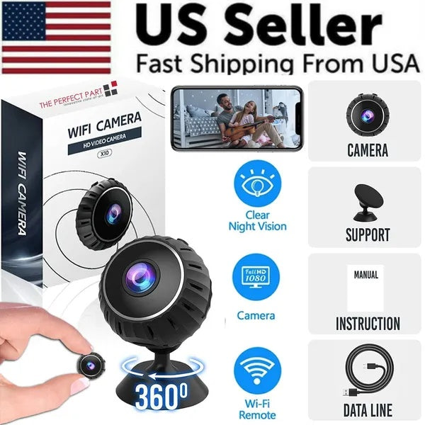 Discreet Nanny Cam — 1080P WiFi Streaming, Check In From Anywhere
