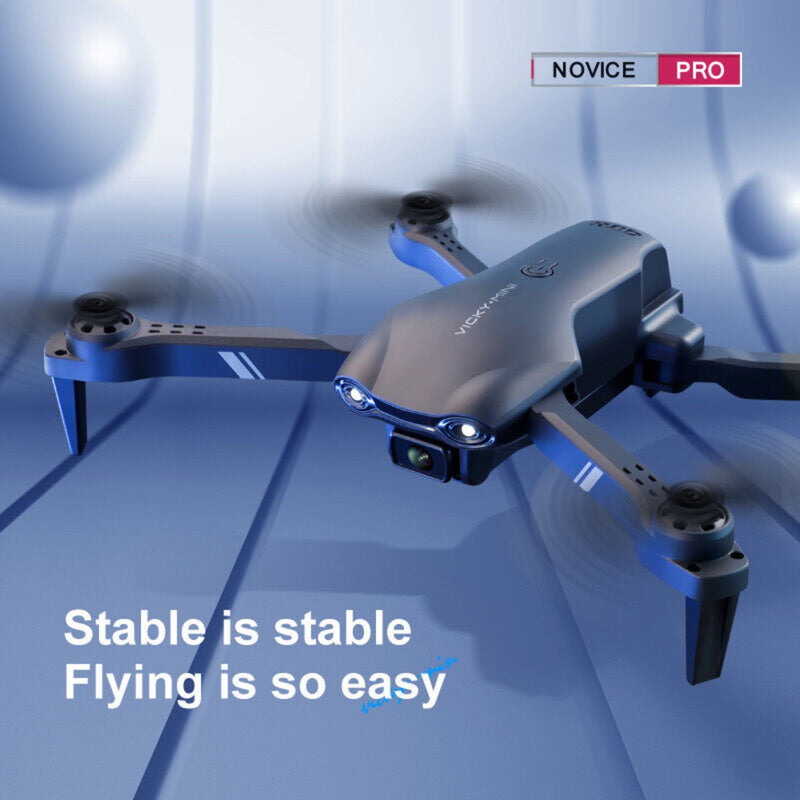 V13 Foldable FPV Drone — 6K Dual Camera, Live WiFi Feed, 2 Batteries Included