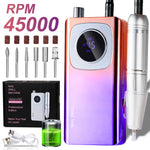 Rechargeable Nail Drill Kit — 45000 RPM, Cordless