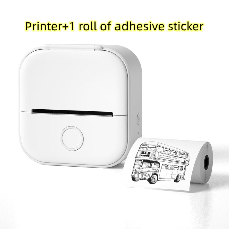 Mini Bluetooth Label & Photo Printer — Print Anywhere, No Ink Needed