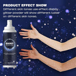 Glitter Spray,Long-Lasting Sparkle Effect Shiny Glitter Spray For Hair Body