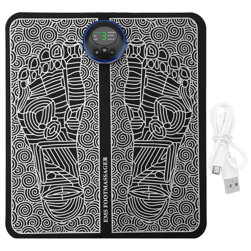 EMS Foot Massage Pad For Mothers' Day Gift Electric Stimulator Massager Unit Rechargeable Leg Reshaping Muscle Battery Powered Type And Rechargeable Type Options