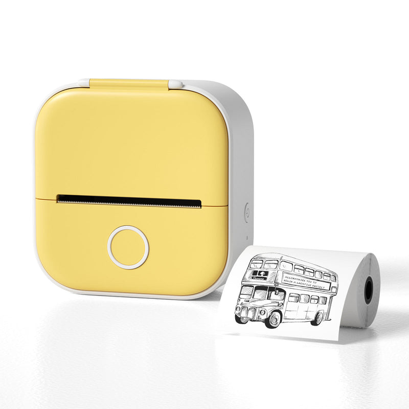 Mini Bluetooth Label & Photo Printer — Print Anywhere, No Ink Needed
