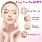 Spin Facial Cleansing Brush — Deep Clean in 60 Seconds, 5 Brush Heads
